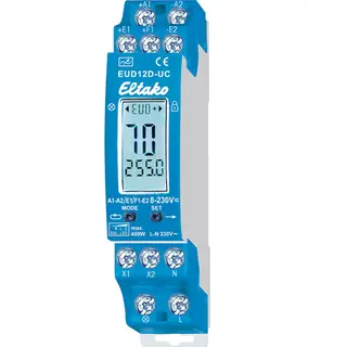 EUD12D-UC. Universaldimmer m/display Inntil 400W