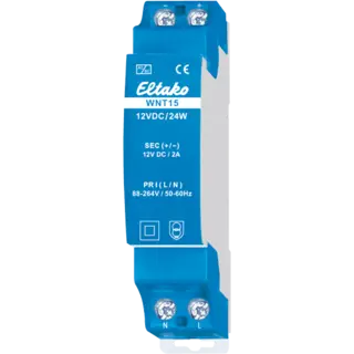 Str&#248;mforsyning 230VAC-12VDC/24W. 1 modul