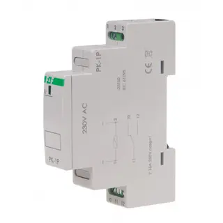 PK-1P&#160;230. Arbeidstr&#248;msrele. 1 veksel 16A/250V. 230VAC/DC