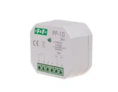 PP-1Zi 24V. Arbeidstr&#248;msrele. 1NO. 16A/250V. 7-30VAC/9-40VDC. 160A/20MS