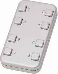 Fjernkontroll mini 8 kanaler, hvit FMH8,