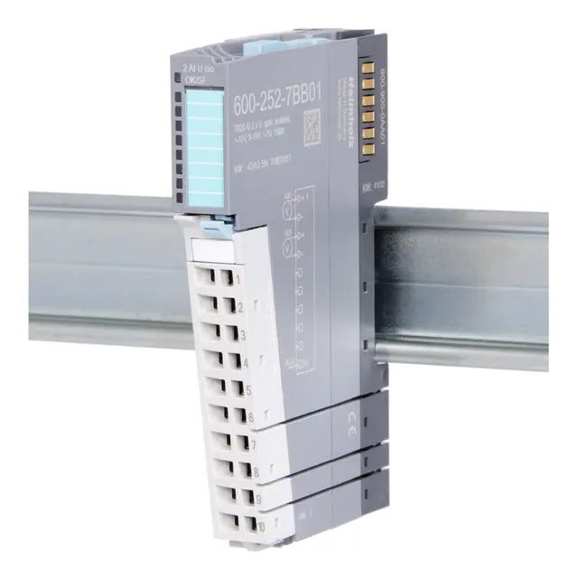Analog input module – AI 2 x U, ±10 V, 0–10 V, 1–5 V, Iso., 16 Bit 