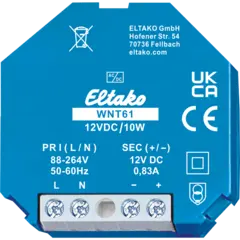 Str&#248;mforsyning 230VAC-12VDC/10W. 45x45x33mm
