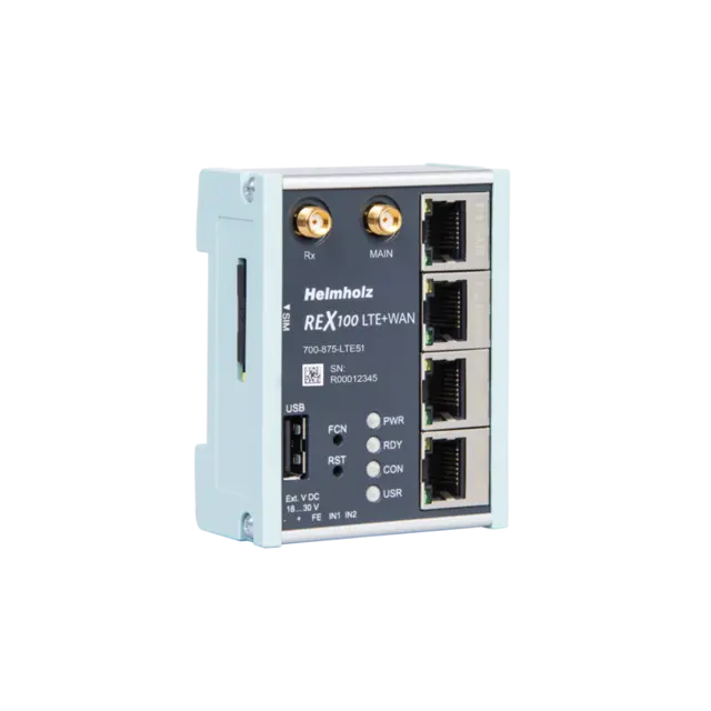 REX 100 LTE(4G) + WAN, 3xLAN(switch) /1xLTE(4G)-Modem/1xWAN 