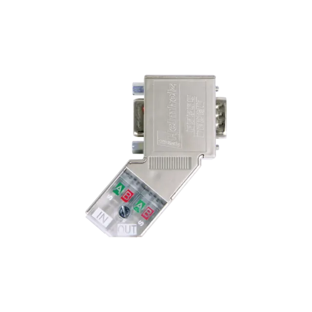 Vinklet ProfiBus connector. IDC terminering. Stackable 