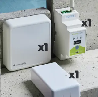 W-Modbus radio testsett Inneh.: 1xDIN rail 1xWallMount 1xCompact