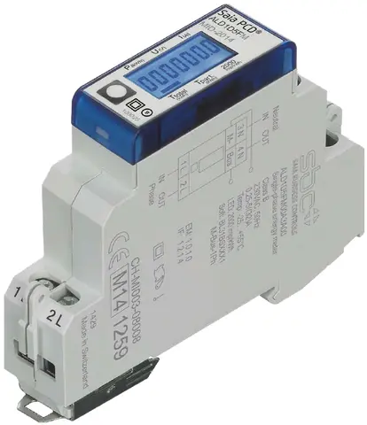 1-fas, Mbus, 32 A, LCD, Multifunc