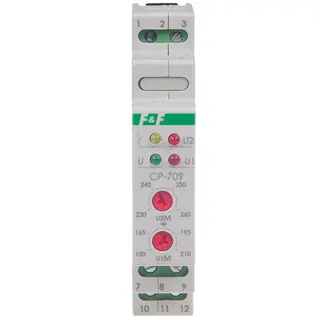 PCG-417. Stjerne trekant vender. 2x8A/250V. 195-253VAC