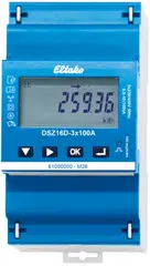 DSZ16D-3x100A. kWh målere. TN/IT. Modbus. MID