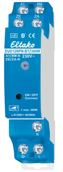 EUD12NPN-BT/300W-230V. Universal dimmer Inntil 300W. Timer/Astrour 