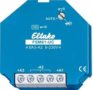 FSM61-UC. 2 kanals sende modul. 8-230VUC