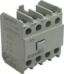 GH15T31. Hjelpkontakt. 3NO+1NC Toppmontert