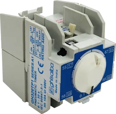 GH320TP1. Topp montert pneumatisk timer 0,3-30 sekunder 