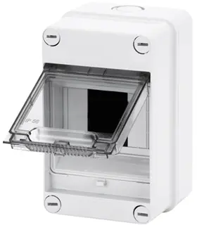 GW40001. Fordelingskap. 4 mod. IP55 105x170x98. IK09