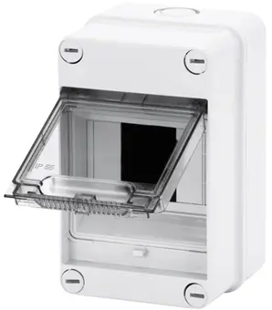 GW40001. Fordelingskap. 4 mod. IP55 105x170x98. IK09 