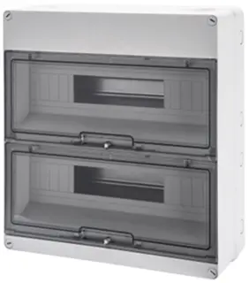 GW40009. Fordelingskap. 36 mod. IP55 376x400x135. IK09