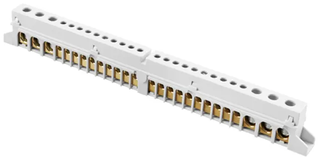 GW40408B. P/N skinne for Q-DIN 10/14/20 80A. 2x(2x16mm2) + 2x(7x10mm2) 