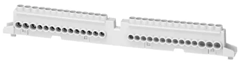 GW40408U. Uni skinne N/E. Q-DIN 10/14/20 80A. (2x16mm2) + (7x10mm2)