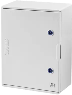 GW46003F. Industriskap QP46. 405X500X200 Glassfiberforsterket polyester 