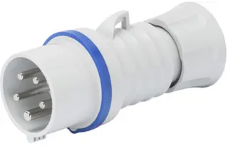 GW60005WH. 230V. Plugg med fasevender. 316-9. IP44/IP54