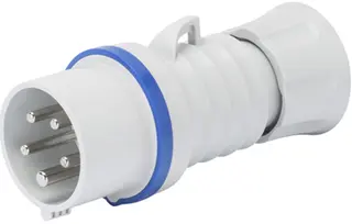 GW60016WH. 230V. Plugg med fasevender. 332-9. IP44/IP54