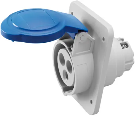 GW62205H. 230V. Stikk 10&#176;. 16A. 216-6. For innfelling. IP44/IP54