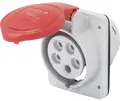 GW62210H. 400V. Stikk 10&#176;. 16A. 416-6. For innfelling. IP44/IP54