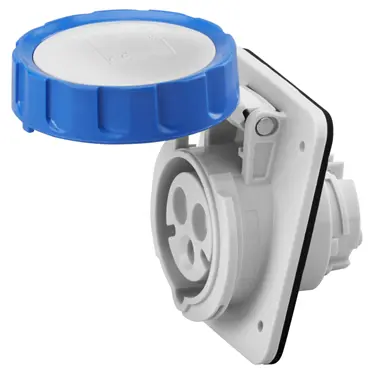 GW62227H. 230V. Stikk 10&#176;. 16A. 216-6. For innfelling. IP66/IP67