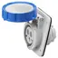 GW62227H. 230V. Stikk 10&#176;. 16A. 216-6. For innfelling. IP66/IP67