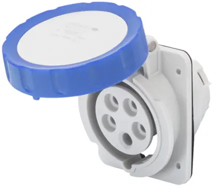 GW62239H. 230V. Stikk 10°. 32A. 332-9. For innfelling. IP66/IP67 