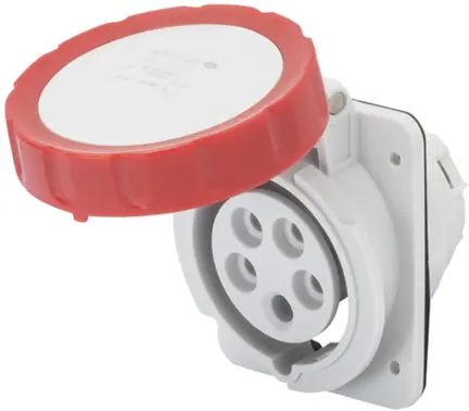 GW62232H. 400V. Stikk 10&#176;. 16A. 416-6. For innfelling. IP66/IP67