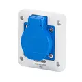 GW62392. Schuko 2P+j. 85x75mm.