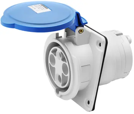 GW63216H. 230V. Stikk 10°. 63A. 263-6. For innfelling. IP44/IP54 