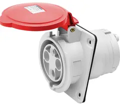 GW63221H. 400V. Stikk 10&#176;. 63A. 463-6. For innfelling. IP44/IP54
