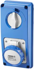 GW66304N. Forriglet kontakt. 216-6. 16A IP66/67. Uten bunn uten sikr holder