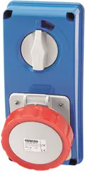 GW66309N. Forriglet kontakt. 416-6. 16A IP66/67. Uten bunn uten sikr holder