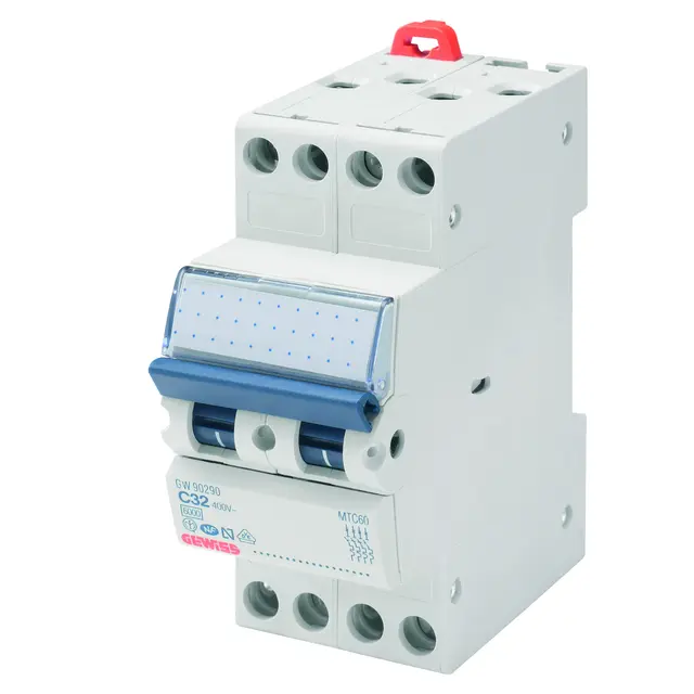 GW90286. Mini Elementaut. 4P. 10A. C 230V. 2 moduler 
