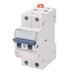 GW92044. Elementautomat. 2P. 4A. C. 230 - 400V. 2 moduler