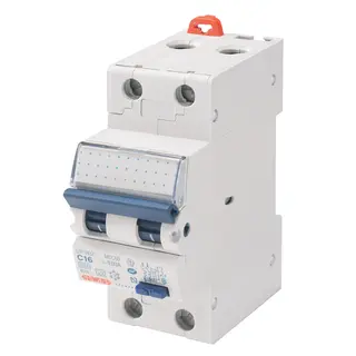 GW95225. Jordfeilaut. 2P. 6A. 30mA. C A type. 10kA. 230V. 2 moduler