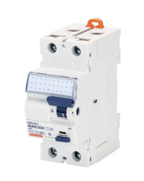 GWD4054. Jordfeilb. SD-A. 2P. 63A. 300mA A type. 2 moduler 