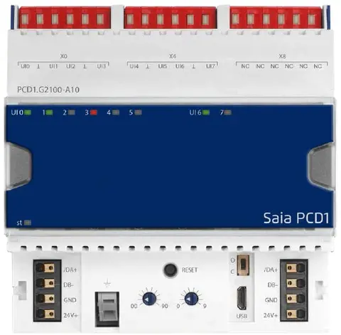PCD1.G2100-A10, 8 universelle inngangar E-line RIO, 8 universelle inngangar