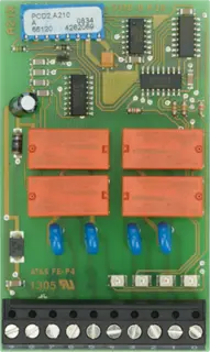 PCD2.A210 Digitale utganger rele,4  NC Digital utgangsmodul, 4 releutg, 250 VA.