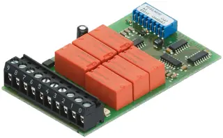 PCD2.A220 6 Digitale utganger Digital utgangsmodul, 2 &#215; 3 rele, 250 VA