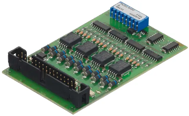 PCD2.A460 16 Digitale utganger 0,5A 24 VDC, tilkopling med flatkabel 