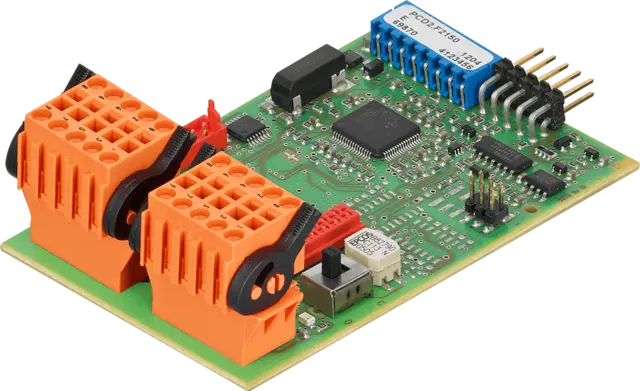 PCD2.F2150 Komm.modul, BACnet MS/TP BACnet MS/TP komm.modul på IO plass 0..3 