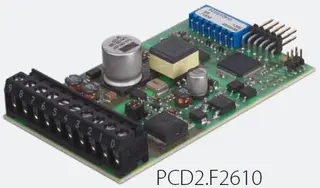 PCD2.F2610 DALI interface modul For 64 enheter. St&#248;tter ikke DALI2.