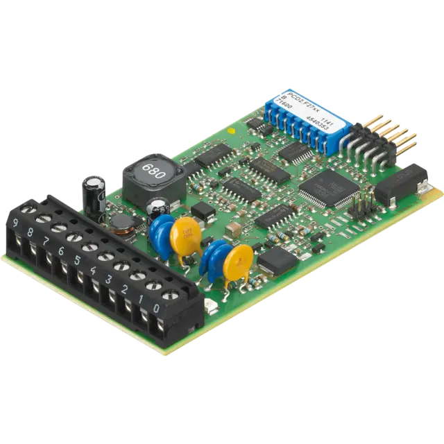 PCD2.F2710 Komm.modul, M-Bus, 20 noder Supporterer opp til 20 slaver 