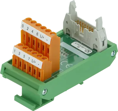 PCD2.K511 Klemmemodul 8 I/O LED Kun for POSITIVE SOURCE kobling 