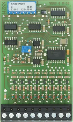 PCD2.W300 8 Analoge innganger 0..10V 8 analoge innganger 12 bit 0...10 V 