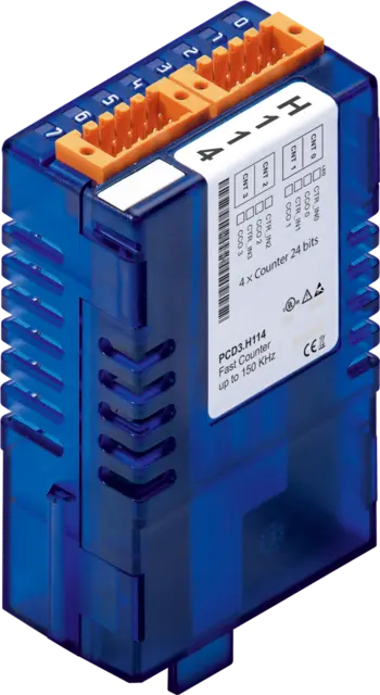 PCD3.H114 Tellekort 4 inng. 150kHz. Universell tellemodul med 4 innganger 